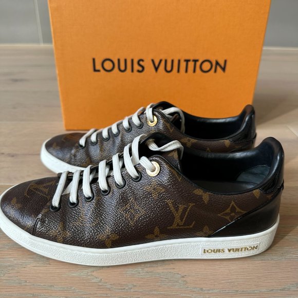 Louis Vuitton Frontrow Monogram Canvas Sneaker Size 37.5 - Picture 5 of 13